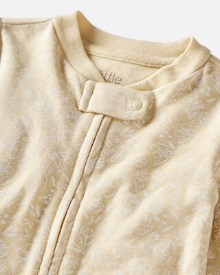 Product image 2 of Baby Organic Cotton Floral Sleep & Play Pajamas