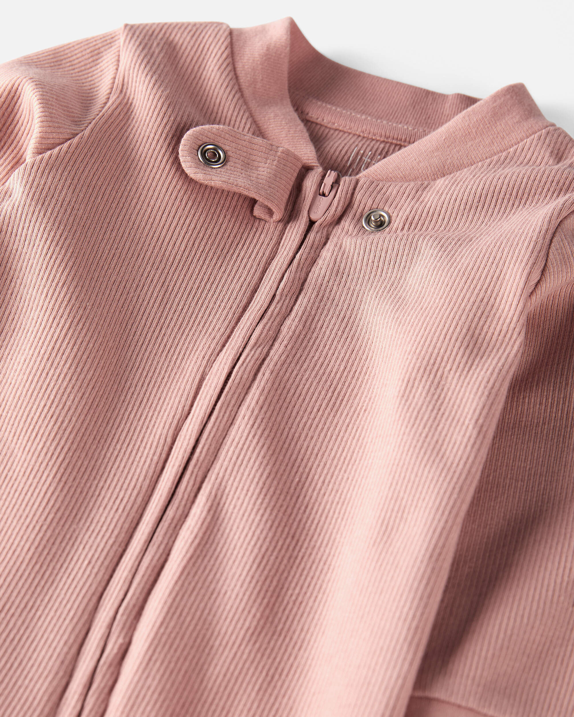 Baby  Organic Cotton Sleep & Play Pajamas in Pink