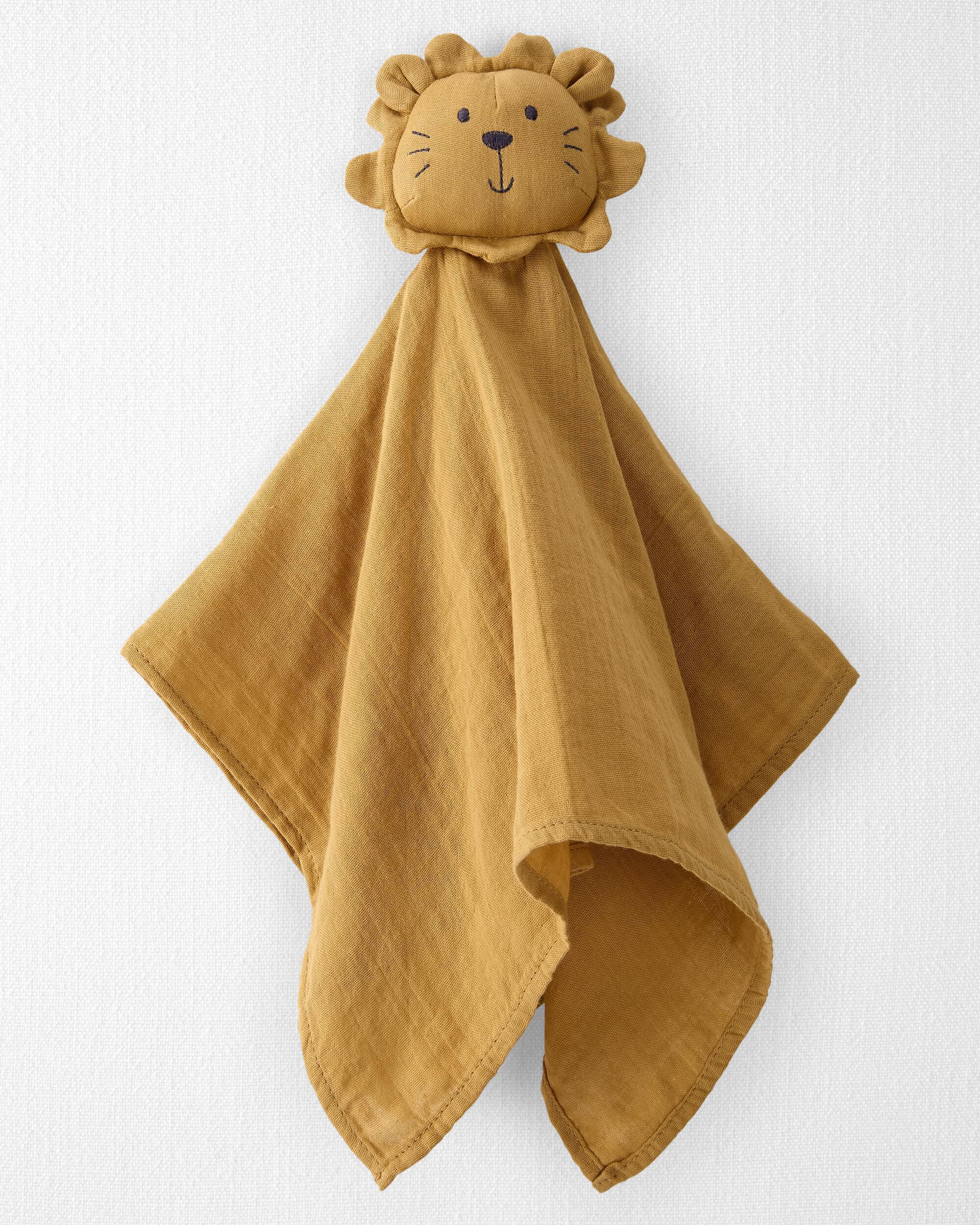 Little Planet Baby Organic Cotton Lion Lovey One Size Prairie Grass 7$