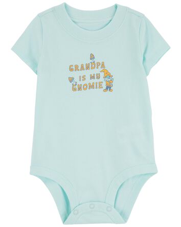 Baby Grandpa Gnome Cotton Bodysuit