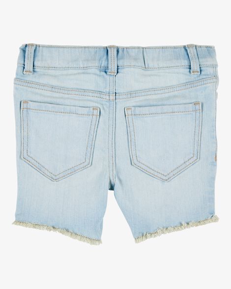  Product image 2 of Toddler Frayed Hem Iconic Denim Short - Splash Wash