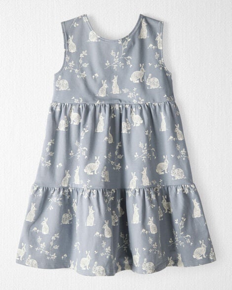  Product image 2 of Toddler Organic Cotton Bunny-Print Dress