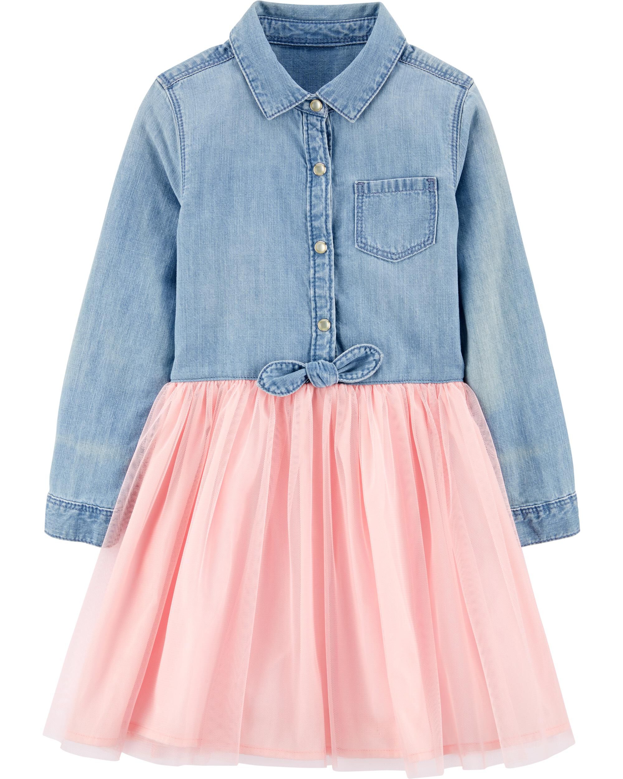 carters denim dress