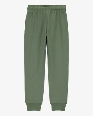 Product image 2 of Kid Pull-On Drawstring Joggers - Green