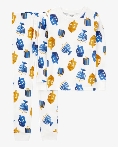 Product image 1 of Kid 2-Piece Hanukkah 100% Snug Fit Cotton Pajamas