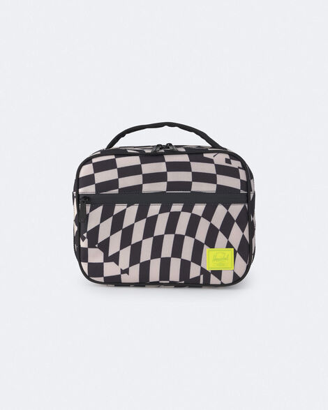 Herschel Kids' Checkered Lunch Box - Black/White