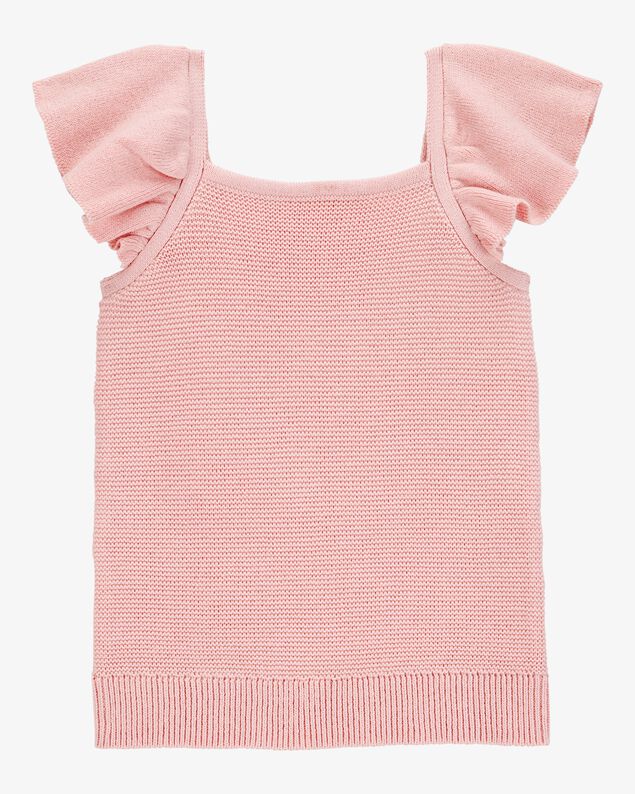 Product image 1 of Toddler Girl Flutter-Sleeve Rib Tank - Pink