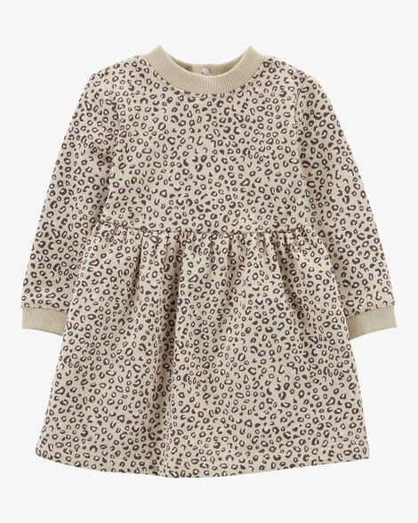  Product image 1 of Baby Cheetah Print Fleece Dress