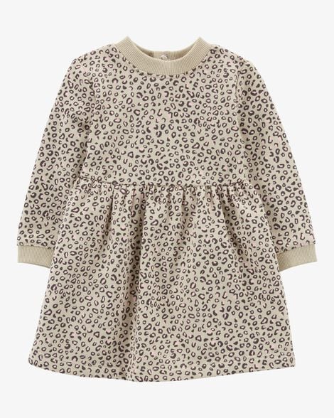 Product image 1 of Baby Cheetah Print Fleece Dress