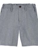 Heather Grey - Kid Lightweight Uniform Shorts in Quick Dry Active Poplin
, Selected