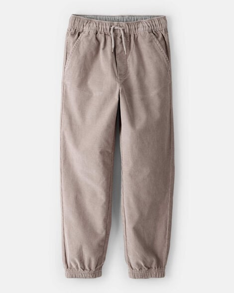 boys corduroy joggers - grey