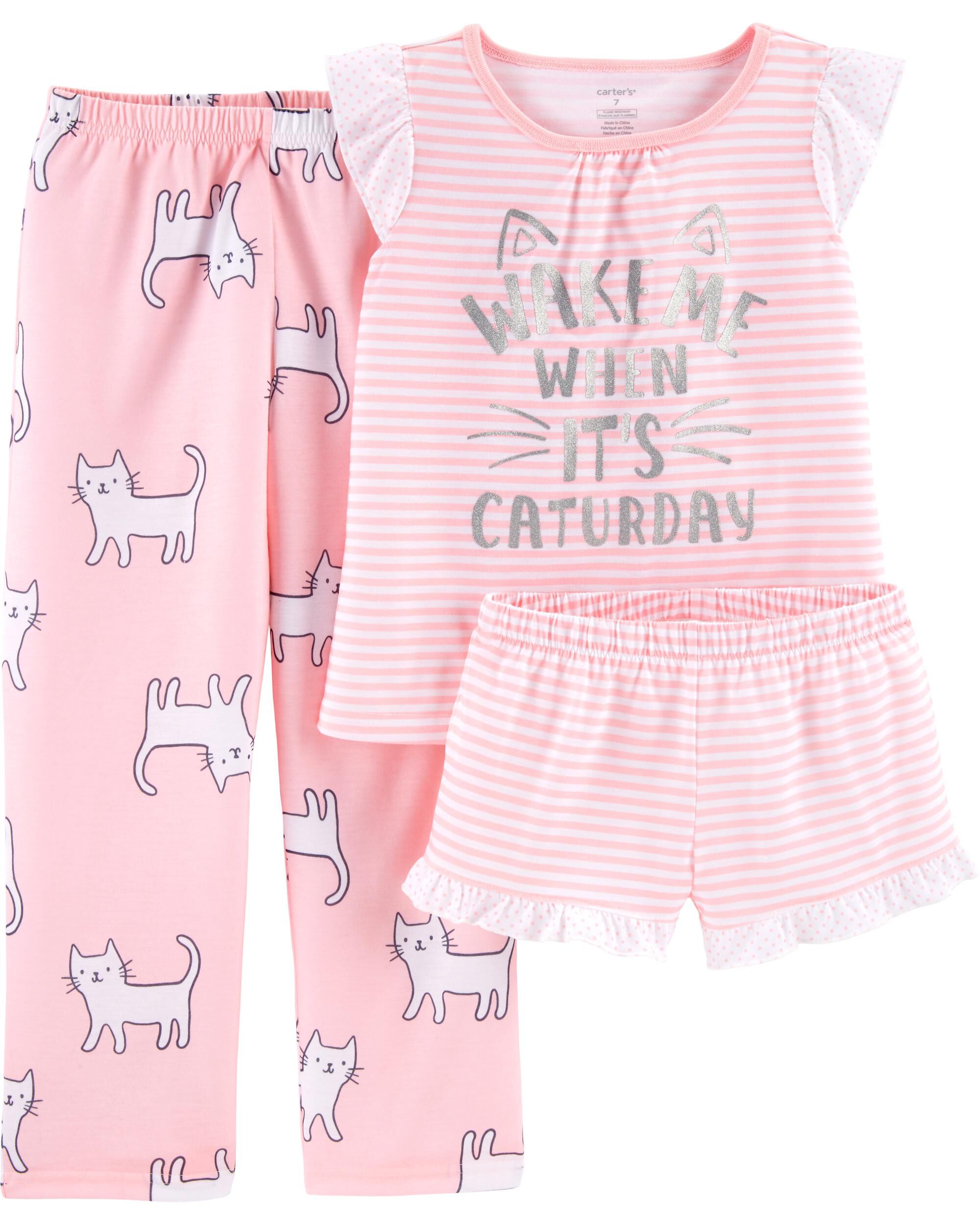 carters cat pajamas