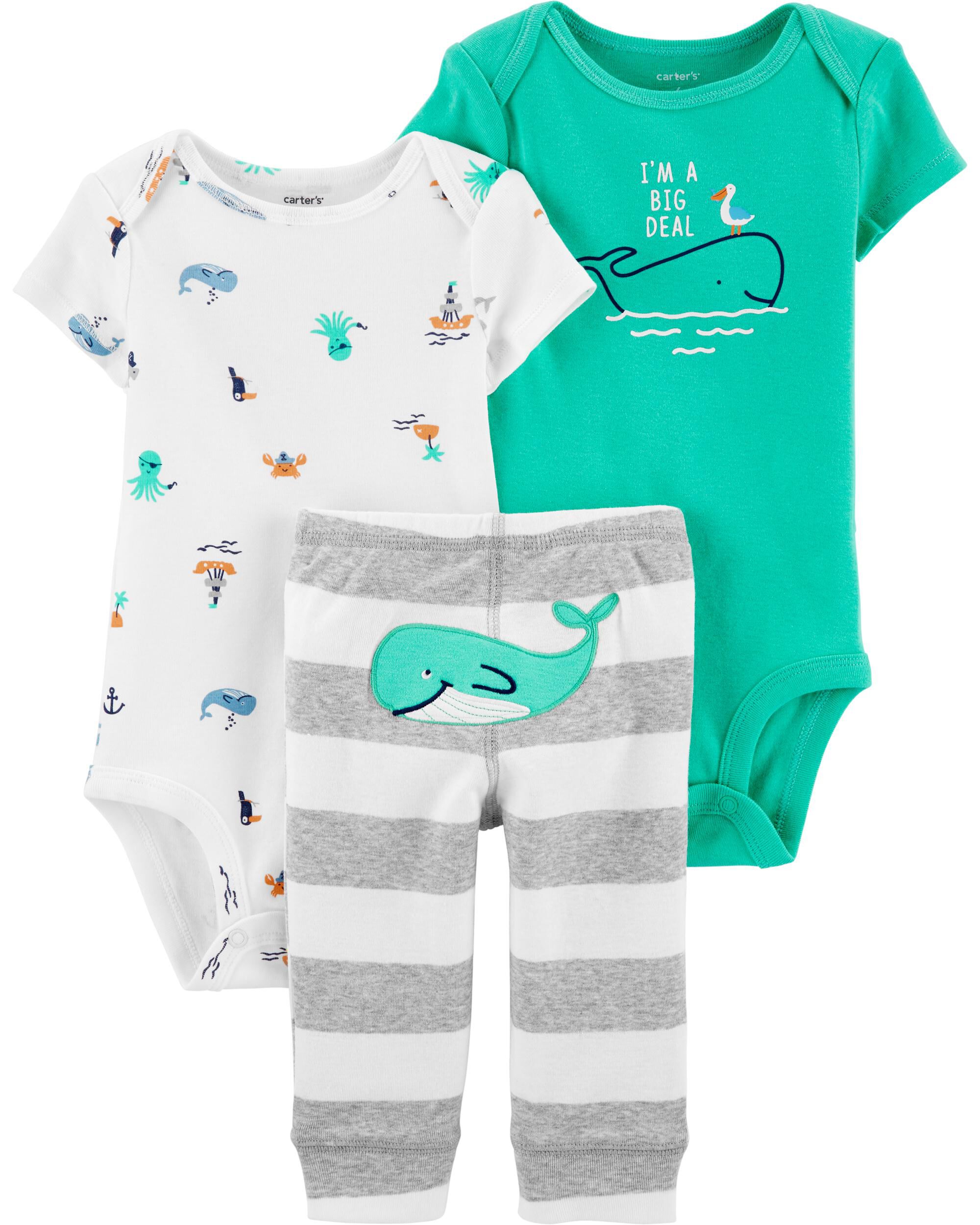  *CLEARANCE* 3-Piece Whale Little Character Set 