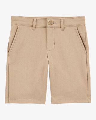 Product image 1 of Kid Ponte Knit Uniform Pants - Khaki