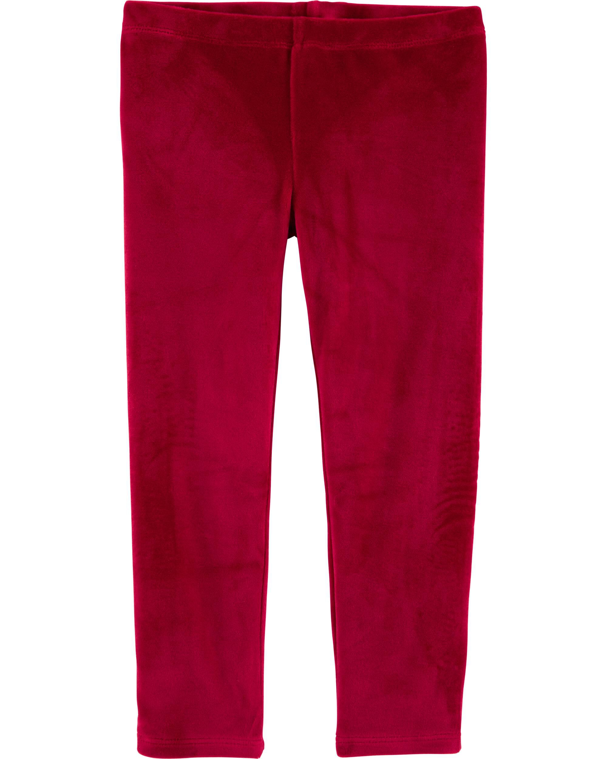 baby velour leggings