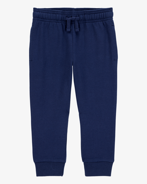 toddler pull-on drawstring joggers - blue