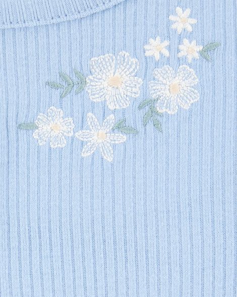 Baby 2-Piece Bodysuit Dress & Cardigan Set - Blue