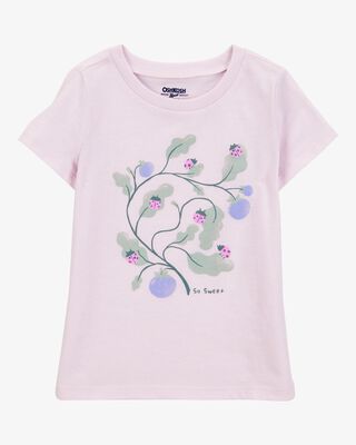 Product image 1 of Toddler Ladybug Short-Sleeve Graphic Tee - Purple