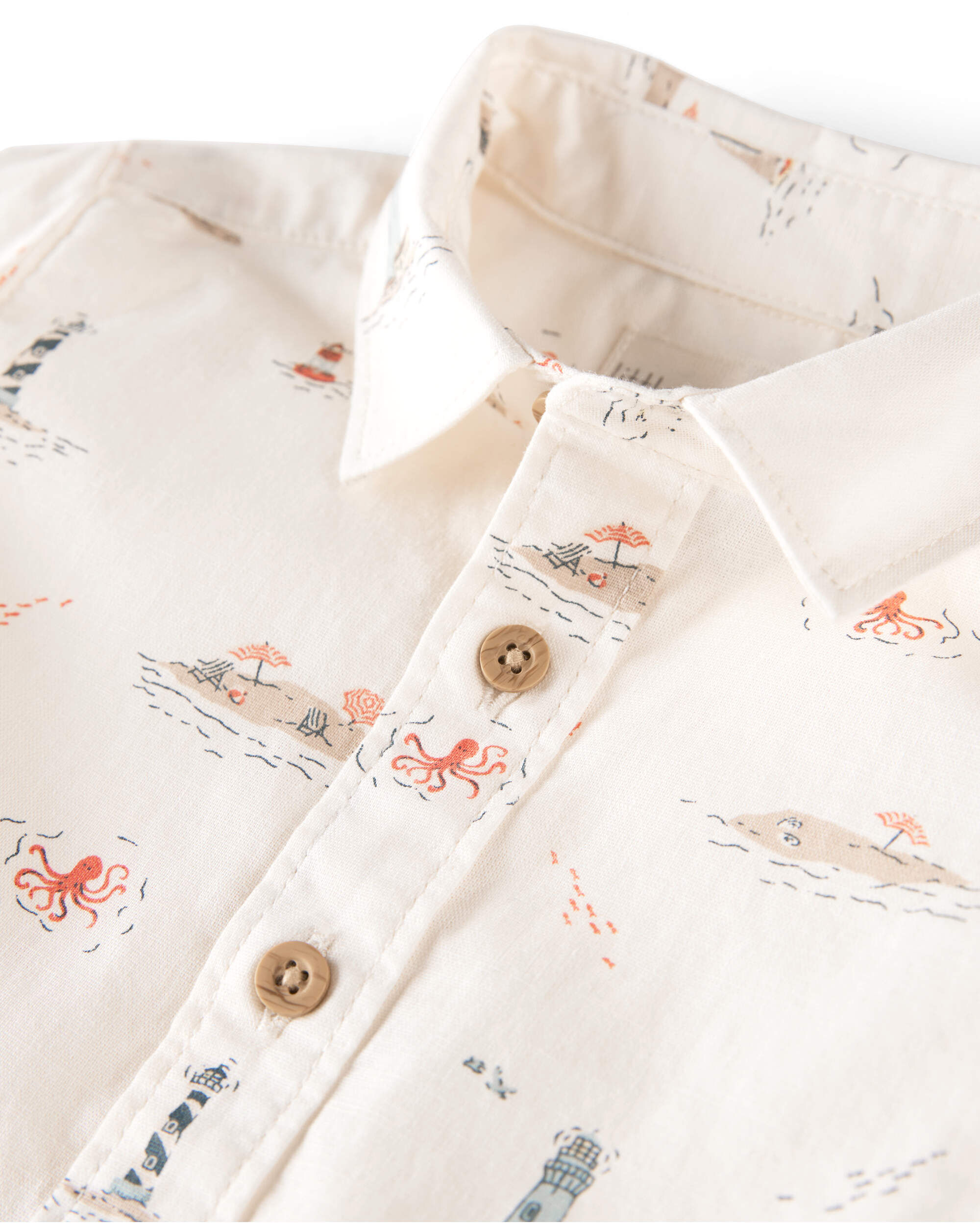 Baby Boy 2-Piece Set Made with Organic Cotton Coastal Vacation Print
