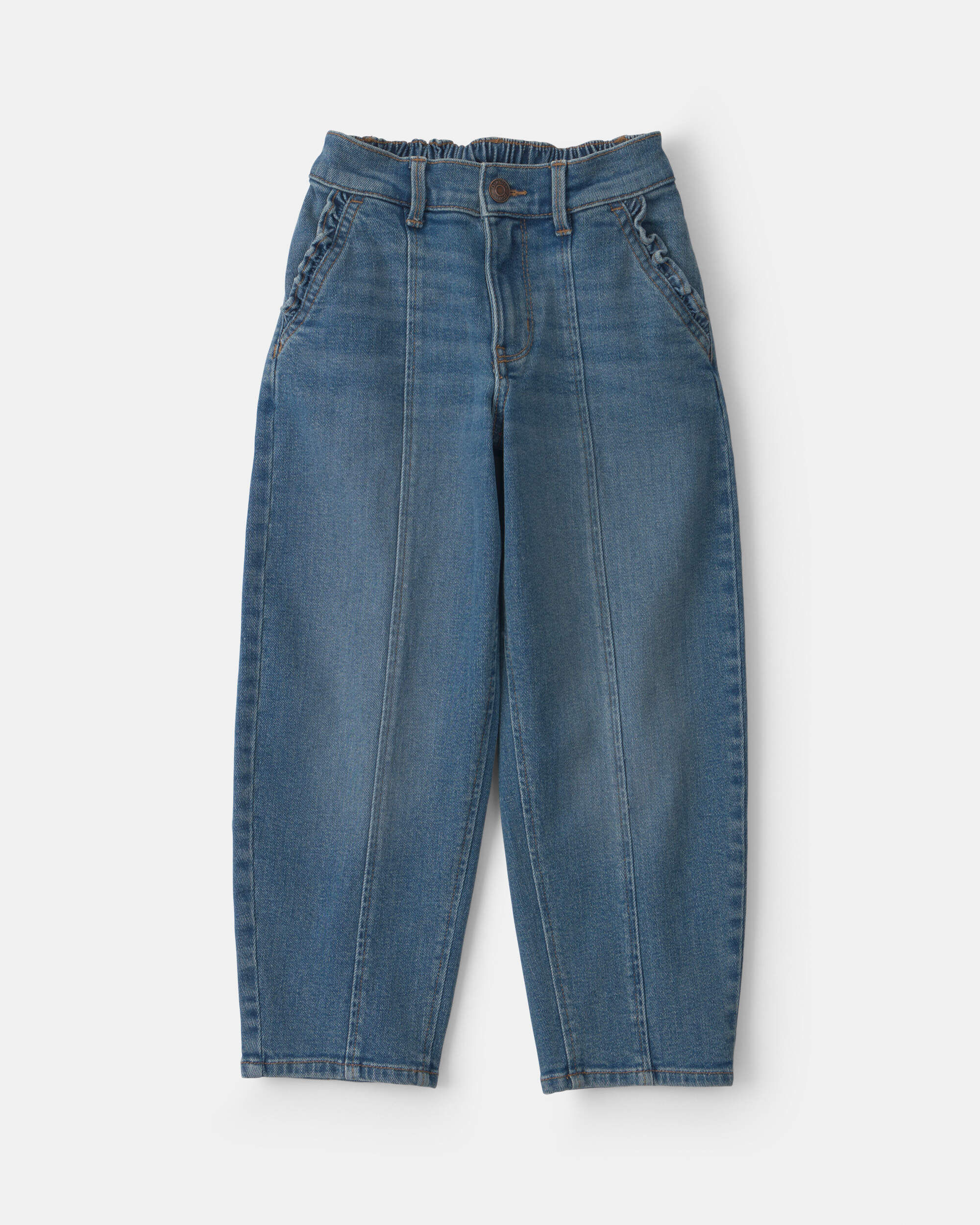 OshKosh Bgosh Girls Denim Barrel Jeans - Medium Wash 10 Medium Wash 44$