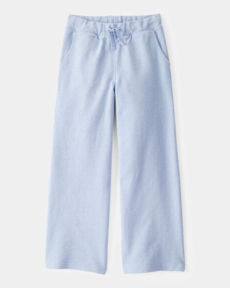 Product image 1 of Kid French Terry Drawstring Pants - Blue