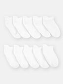 White - Toddler 10-Pack No Show Socks, Selected