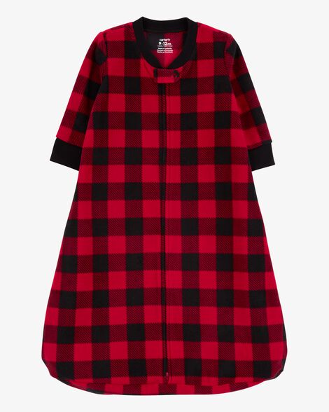  Product image 1 of Baby Buffalo Check 2-Way Zip Fleece Sleep Bag
