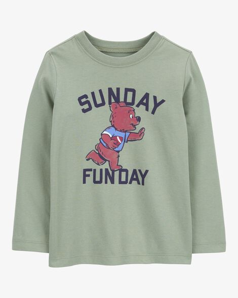 Product image 1 of Toddler Sunday Funday Long-Sleeve Graphic Tee