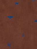 Brown - Kid Mountain Print Corduroy Button-Front Shacket
, Selected