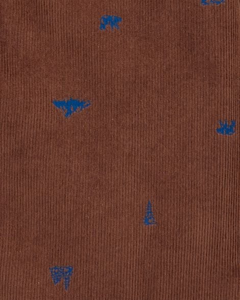 Product image 2 of Kid Mountain Print Corduroy Button-Front Shacket
