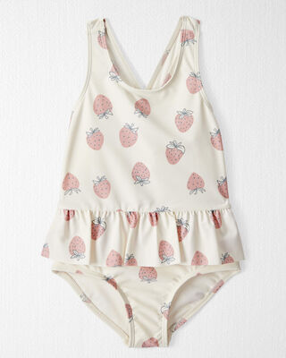 Product image 1 of Toddler Girl Recycled Strawberry-Print Swimsuit