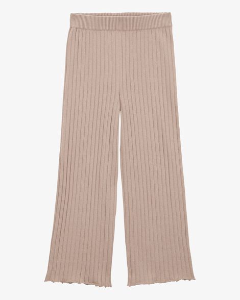  Product image 1 of Kid Sweater Knit Pull-On Flare Pants - Brown