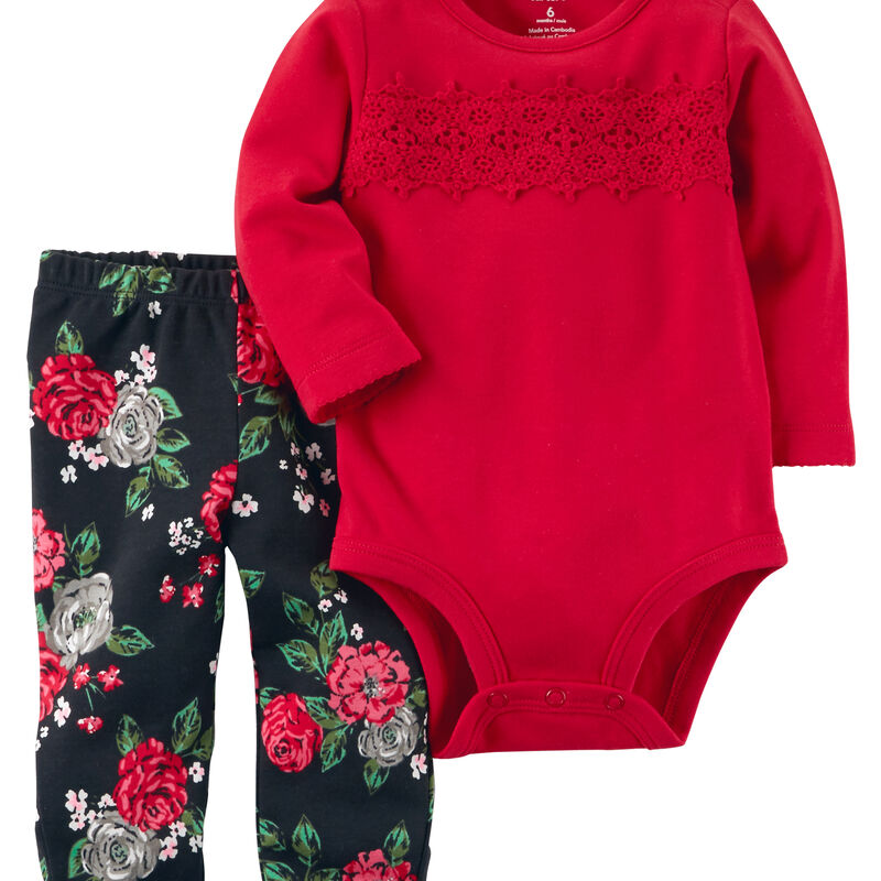 2Piece Bodysuit Pant Set