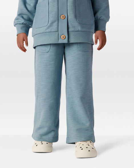 Toddler Girl Corduroy Wide-Leg Pants - Pink