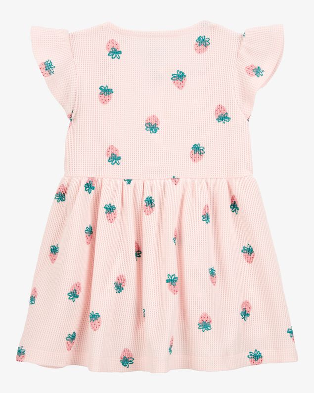 Product image 2 of Toddler Strawberry Waffle Knit Dress