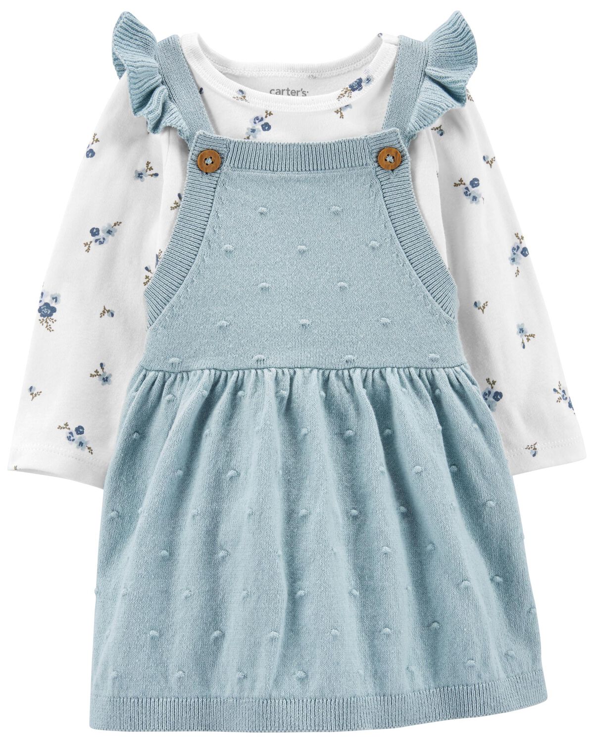 Baby 2Piece LongSleeve Tee & Skirtall Set Carter's Carter's