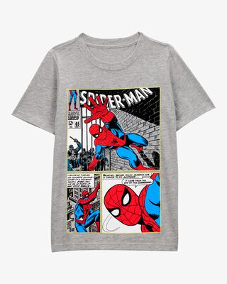 Product image 1 of Kid Marvel™ Spider-Man Short-Sleeve Graphic Tee - Grey
