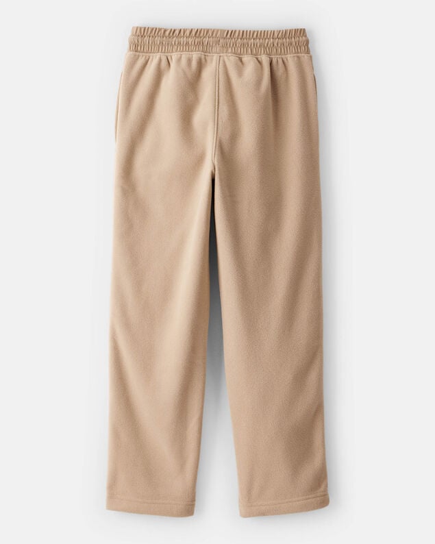 Product image 2 of Boys Fleece Drawstring Pants - Tan