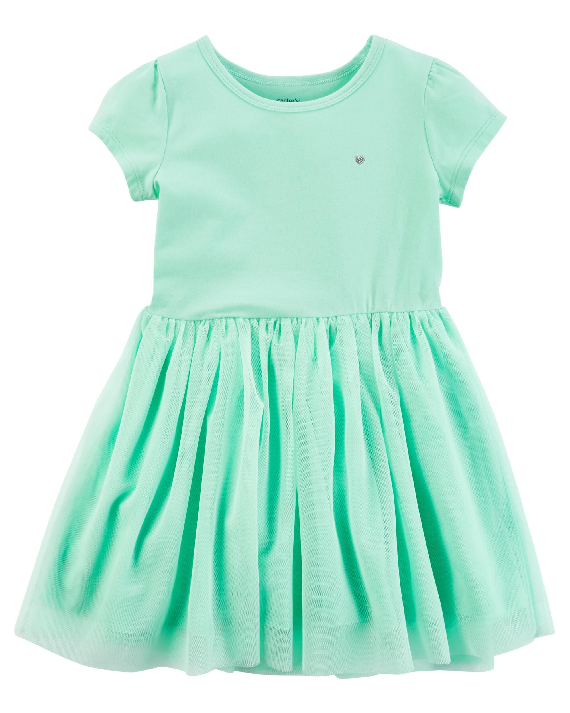 carters tutu jersey dress