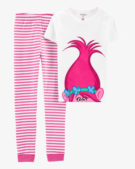  Product image 1 of Kid 2-Piece Trolls™ 100% Snug Fit Cotton Pajamas