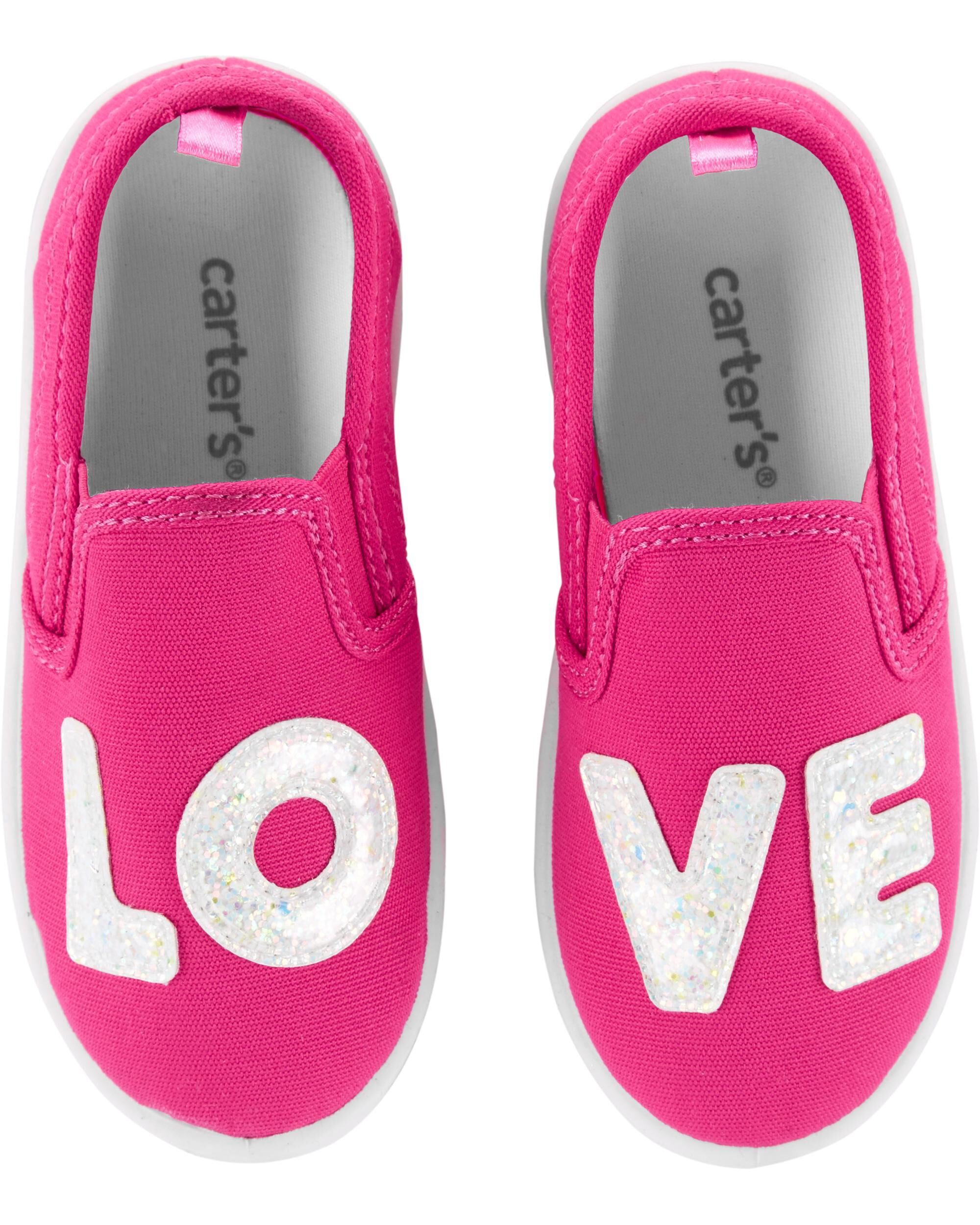pink love for shoes