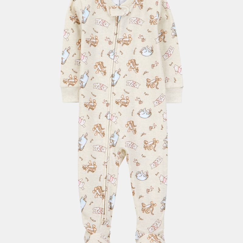 Baby Winnie The Pooh Snug Fit Cotton Footie 1-Piece Pajamas