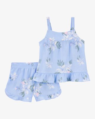 Product image 1 of Toddler Girl 2-Piece Floral Loose Fit Pajamas