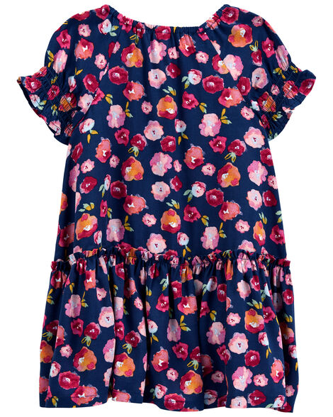 Product image 2 of Toddler Floral Drop Waist Dress