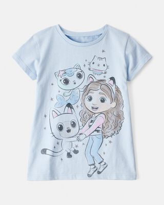 Product image 1 of Toddler Gabby's Dollhouse Short-Sleeve Graphic Tee - Blue