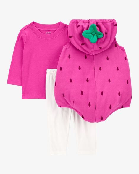 Product image 2 of Baby 3-Piece Strawberry Halloween Costume