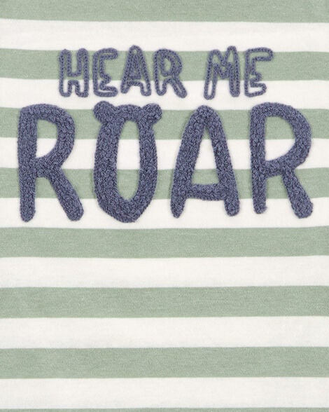  Product image 2 of Baby Hear Me Roar Striped Long-Sleeve Graphic Tee