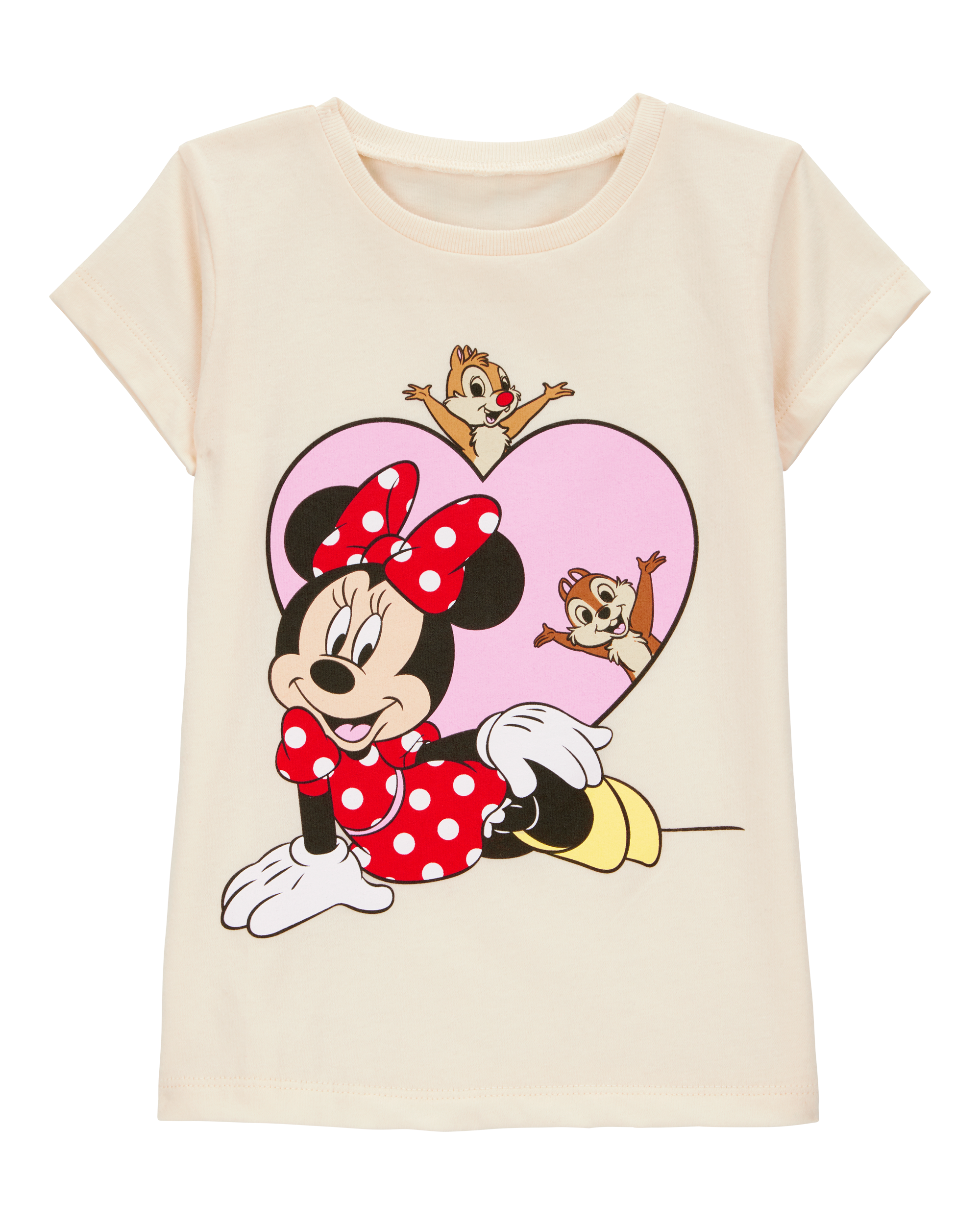 Toddler Girl Disney© Minnie Mouse Short-Sleeve Graphic Tee - Ivory