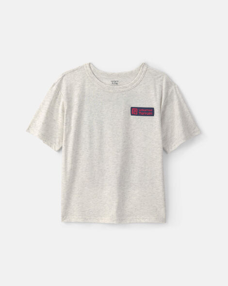 boys 'untamed terrain' graphic tee - grey