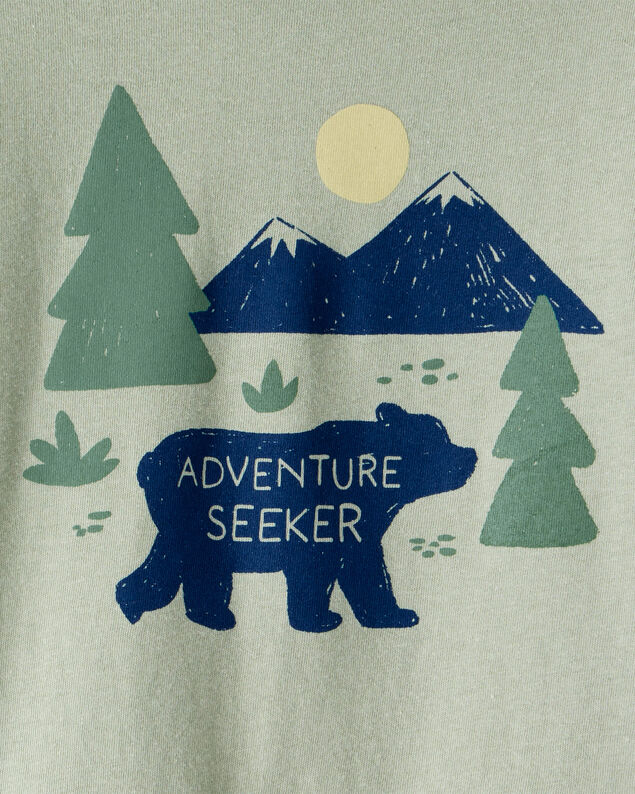 Product image 2 of Toddler Boy Adventure Seeker Long-Sleeve Graphic Tee - Green